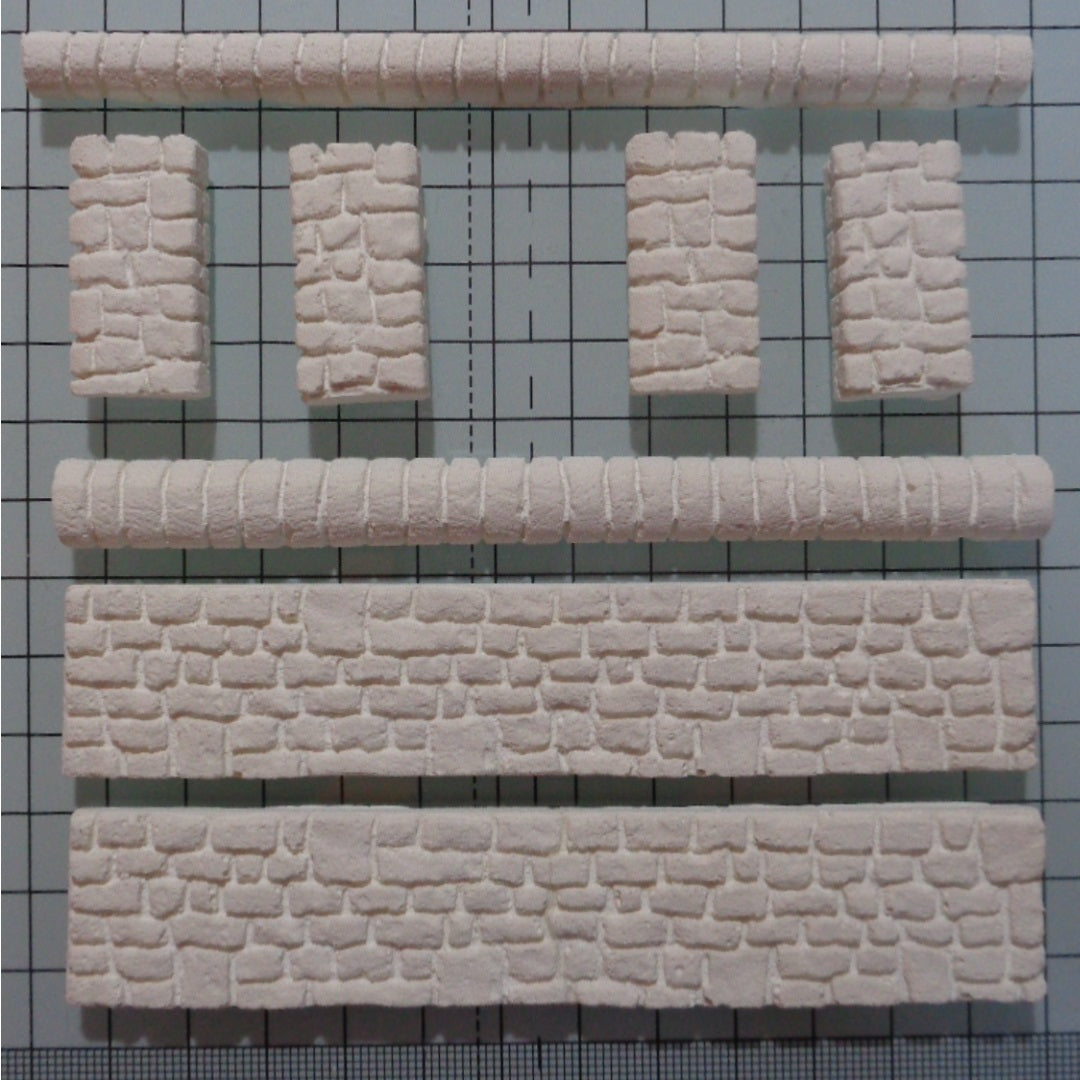 OGD04 O Gauge Country Walling for Model Railway Scenery