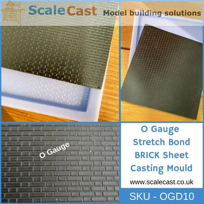 O Gauge Stretch Bonded Brick Mould - OGD10