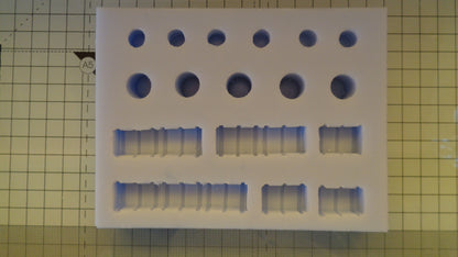 OGD08 Boxes and Barrels Mould for Model railway Scenery