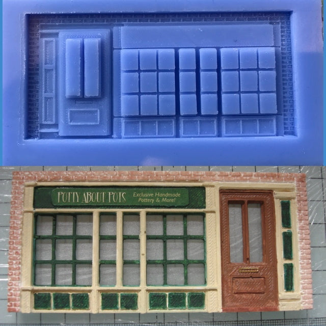 OGB04 Victorian Shop Front - O Gauge - For Model Railway Scenery