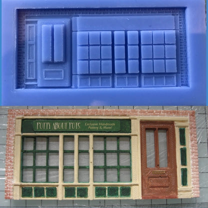 OGB04 Victorian Shop Front - O Gauge - For Model Railway Scenery