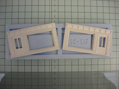 CM18 Single Shop Fronts Mould - Model Railway Scenery