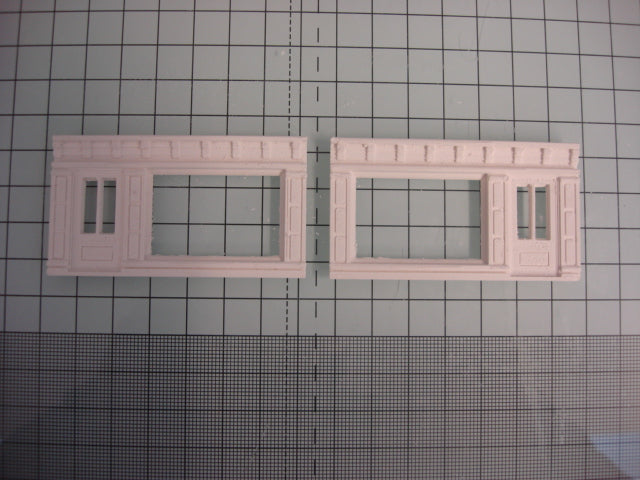 CM18 Single Shop Fronts Mould - Model Railway Scenery