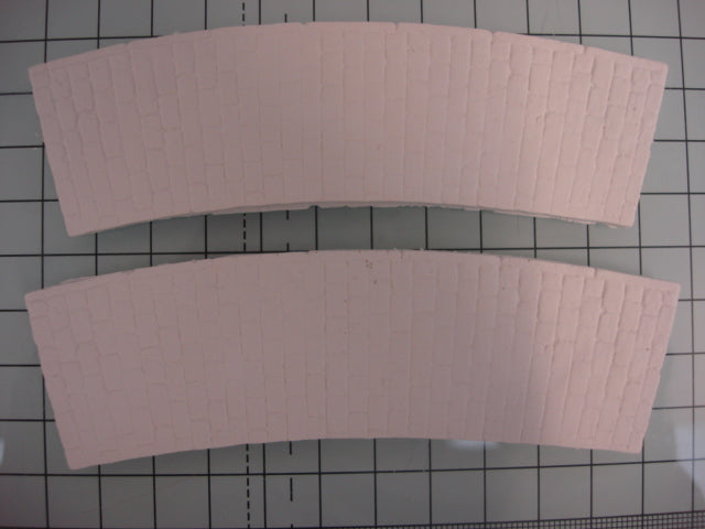 FP03 Curved Paving Medium Sections - Model Railway  - Clearance