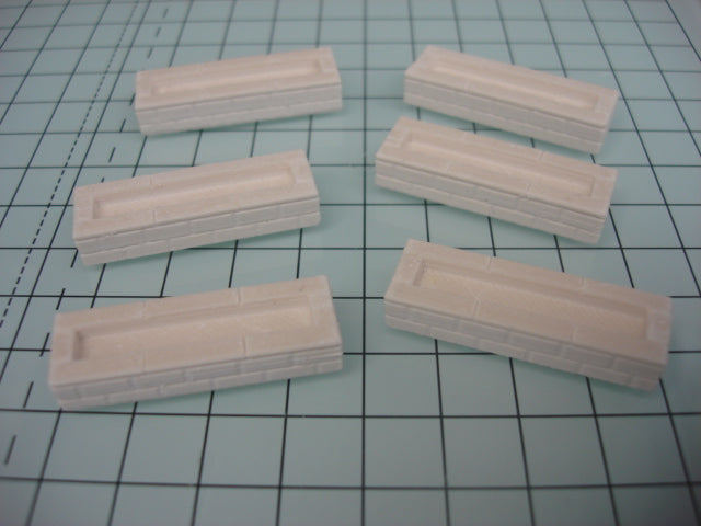 DT28 Stone Troughs Detailing Mould - For model railway scenery