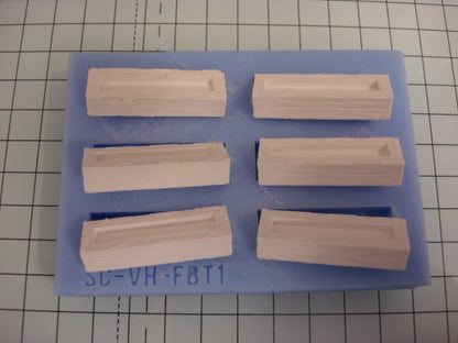 DT29 Timber Troughs Detailing Mould - For model railway scenery