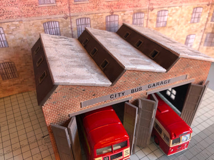 Model Railway BRICK Bus Garage 3 Mould KIT