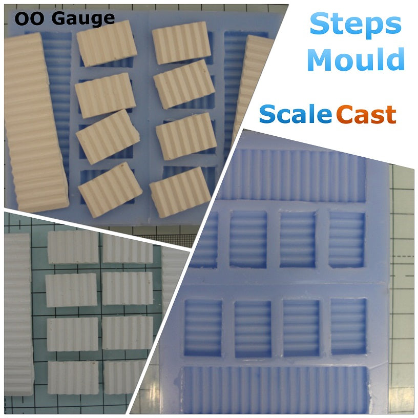 DT25 Steps Mould - For Model Railway Scenery