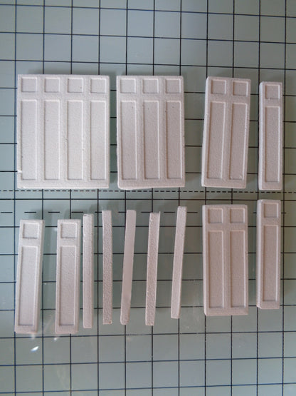 T01 - Tudor Building Mould - Walling sections