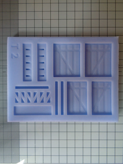 Tudor Building KIT - 5 Mould Set - OO Gauge