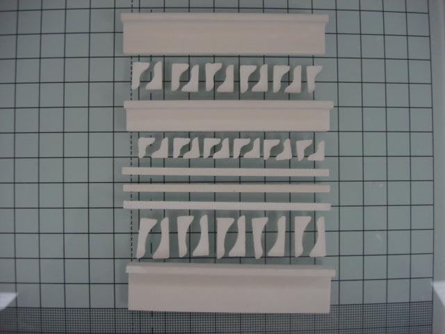 T06 - Tudor Building Mould Hang Overs and Supports - OO Gauge NEW 2023