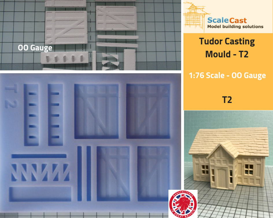 T02 - Tudor Building Mould - Walling and Beams