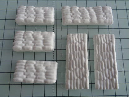 WG06 Wargame small sandbags flat Sections