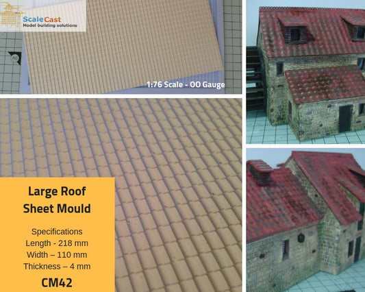 CM42 Pantile Roofing - Model Railway Scenery