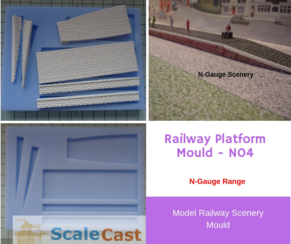 N04 N Gauge Model Railway Platform