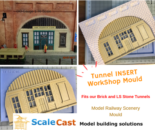 Tunnel Insert Mould - Workshop - Insert 2 for Model Railways