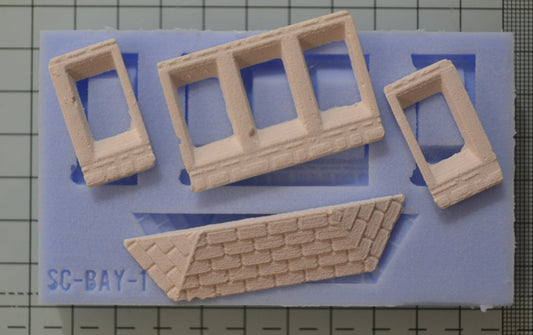 Model Railway Bay Window Mould - OO Gauge