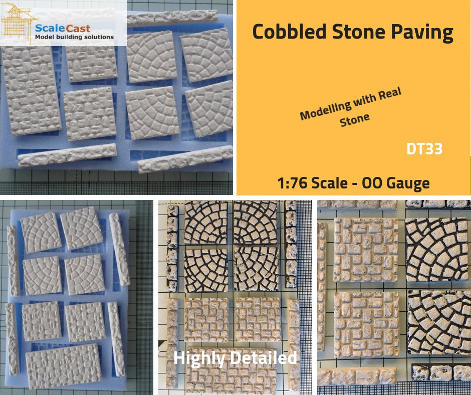 DT33 Cobbled Stones with Edging Stones