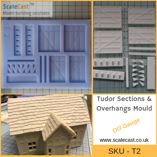 T02 - Tudor Building Mould - Walling and Beams