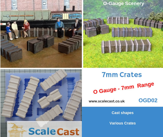 OGD02 O Gauge Crates and Boxes - O Gauge - For Model Railway Scenery