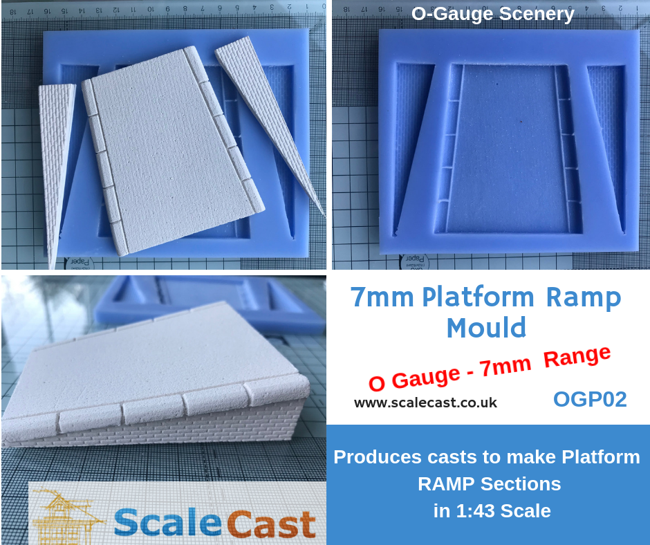 OGP02 O Gauge Platform RAMP Brick walling