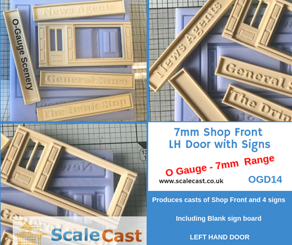 OGD14 Gauge Shop Front LH - Model Railway Scenery