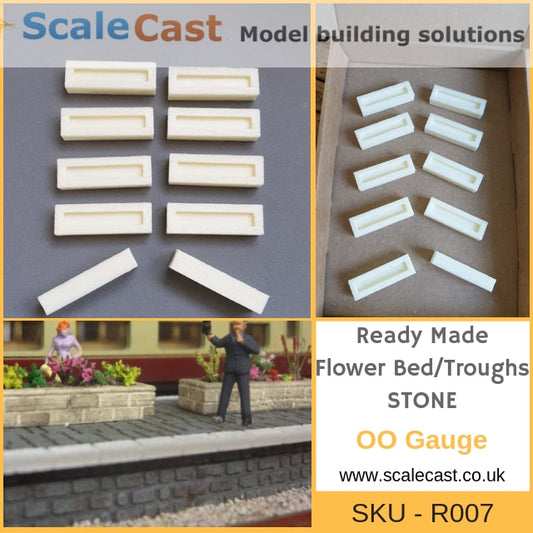 Stone Troughs R007 - Model Railway Scenery OO Gauge