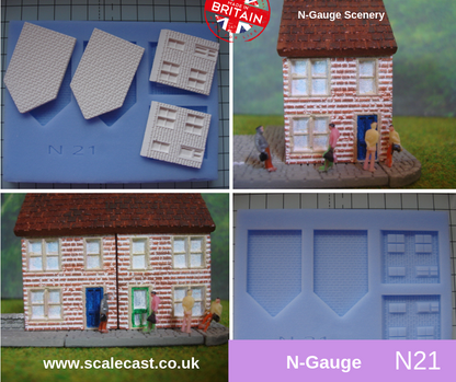 N21 N Gauge Houses Mould