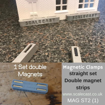 Straight Magnetic Clamps - 1 Set