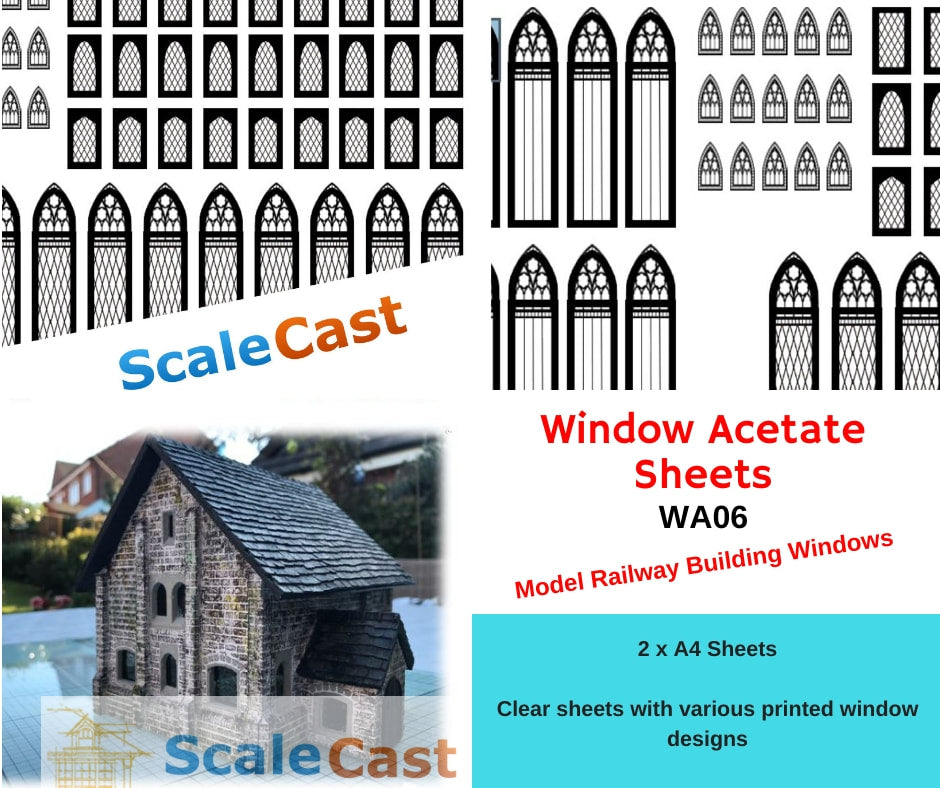 WA06 Stained glass church windows
