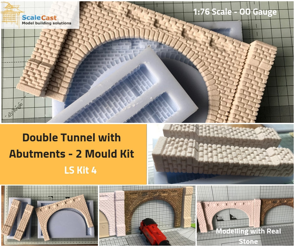 LS-K04 Lineside Stone Double Tunnel kit