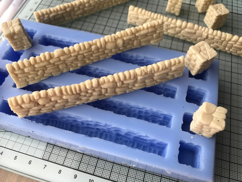 DT21 Country Walling - Model Railway Scenery Mould
